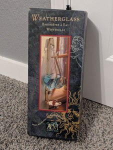 Authentic Model Weather Glass Barometer Wall Mount Whimsical Decor Never Used 