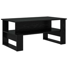 Coffee Table Engineered Wood Living Room Modern Rectangular Accent Low  vidaXL