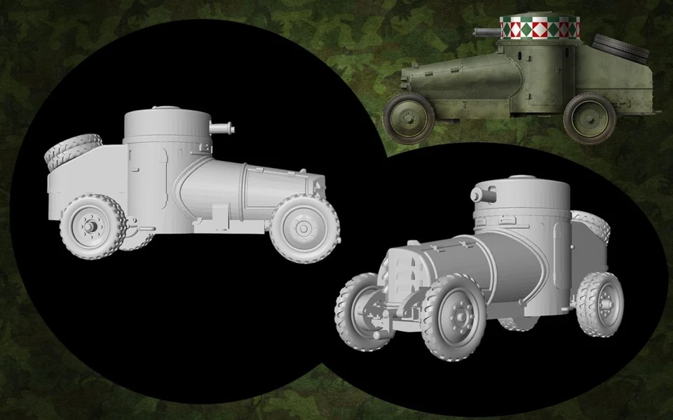 Kit maqueta para montar y pintar - Vehículo militar  .   Fiat-Terni Trípoli - Immagine 2 di 4