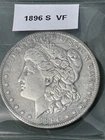 1896 S Morgan Silver Dollar-VF
