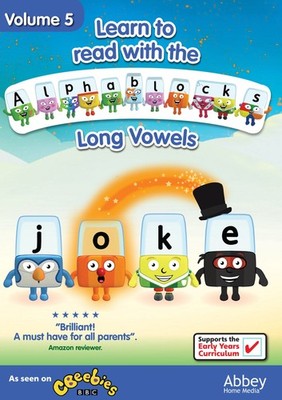 Learn To Read With The Alphablocks - Long Vowels Volume 5 [DVD, Region 2] NEW