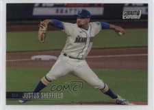 2021 Topps Stadium Club Chrome Refractor Justus Sheffield #272 fm0