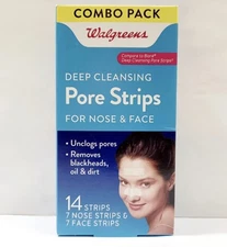 Walgreens Deep Cleansing Pore Strips for nose & face - 14 strips total