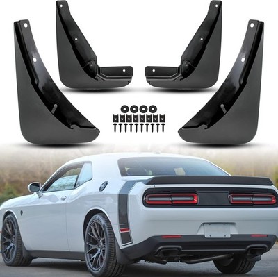 Mud Flaps for 2015-2023 Dodge Challenger - 4 Pack Front & Rear Splash Guards