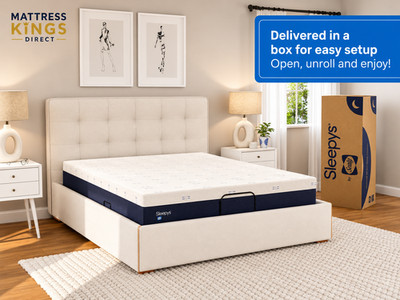 Sleepy's by Sealy 10'' Medium Memory Foam Queen size Mattress Bed in a Box New