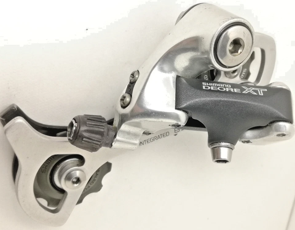 Dérailleur arrière Shimano Deore XT RD-M737 SGS Long Cage modèle tardif SIS 8... - Photo 2/4