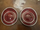 TWO 1970 Corvette Tail Light Lens Guide 19 SAE ST170 Clean Taillight Red