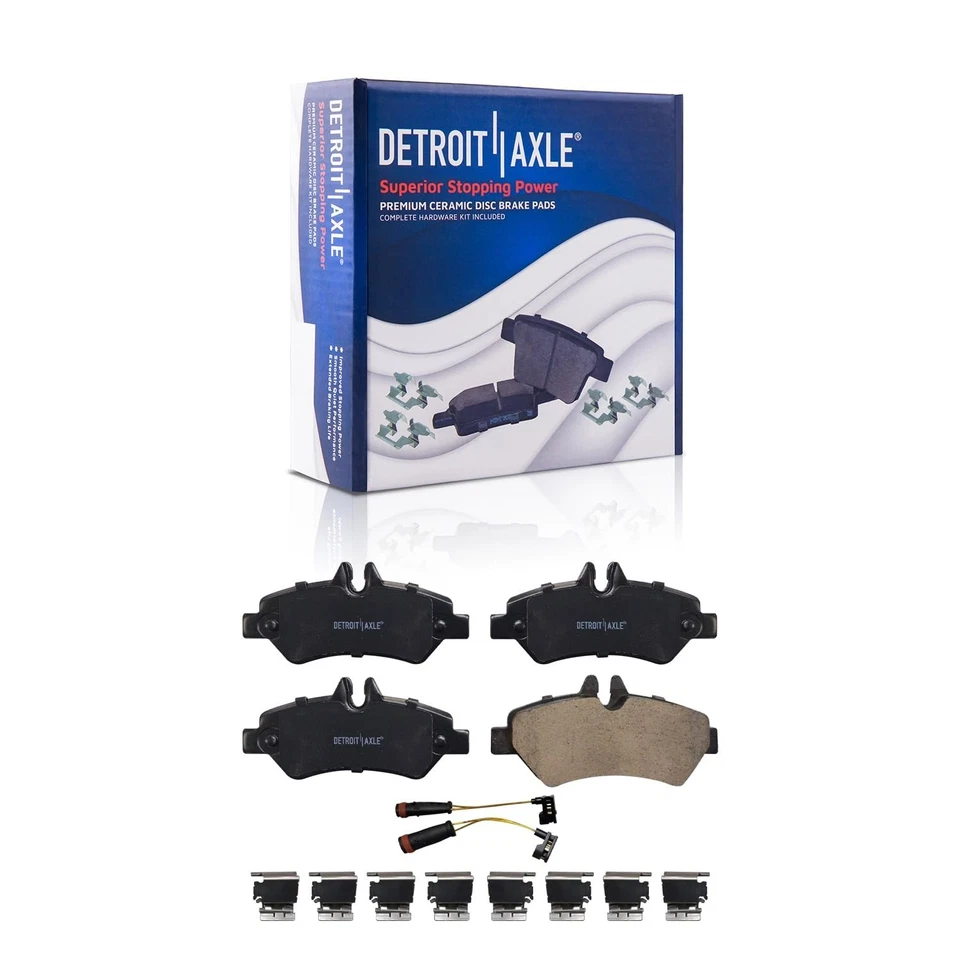 Pastillas de freno delanteras traseras de cerámica para Dodge Freightliner Mercedes-Benz Sprinter 2500 Foto 4 de 4