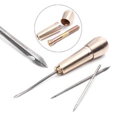 Leather Tent Canvas Sewing Awl Stitcher Taper Leathercraft Needle Tool Home Use