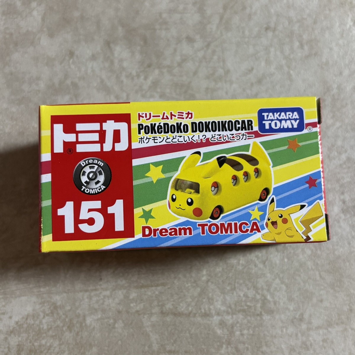 Takara Tomy Dream Tomica 151 PokeDoko Dokoikocar Pikachu