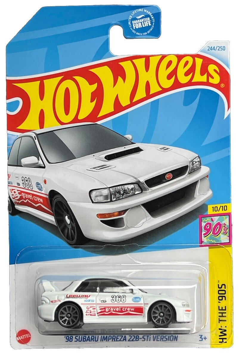 HOT WHEELS ‘98 SUBARU IMPREZA 22B-STI VERSION NEW 2024
