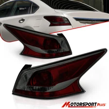 Pair Smoked Tail Light Brake Lamp Assembly For 2013-2015 Nissan Altima Sedan