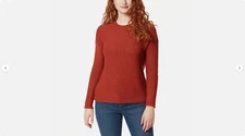 Jessica Simpson Women Roll Neck Ribbed Cuff Sweater (Arabian Spice, Small) NWT