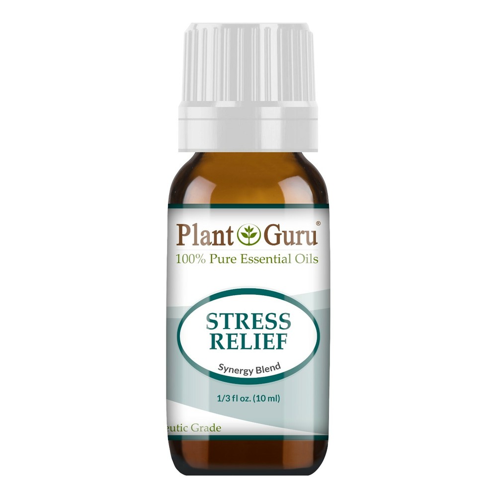 Stress Relief Essential Oil Blend 10 ml 100% Pure For Anxiety, Depression Away