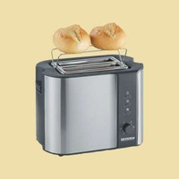 Severin Toaster At 2589 - Edelstahl/Schwarz