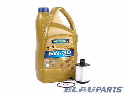 Motor Oil Change Kit - Compatible with 2014-15 Chevy Cruze - 2.0T Diesel - 5w30