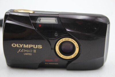 OLYMPUS μ[mju:]-II LIMITED ゴールドボックス Olympus MJU-II gold black Limited Edition COMPACT FILM CAMERA MJU