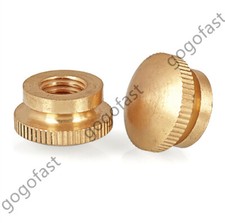 Brass Knurled Thumb Nuts With Collar M3 M4 M5 M6 M8 M10