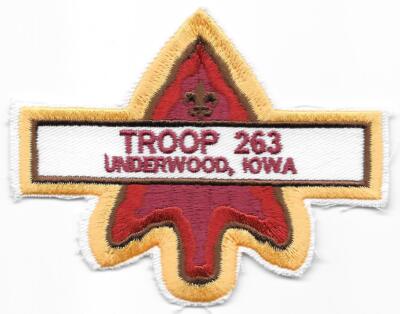 Underwood Iowa Mid-America Council Troop 263 Boy Scouts of America BSA