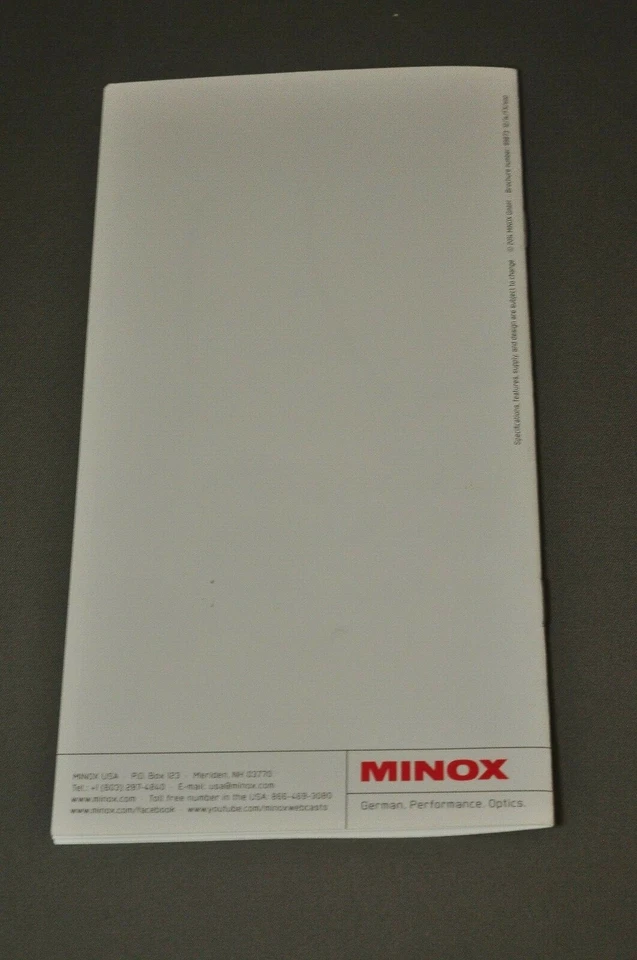 Minox Wildlife Cameras Brochure, Original, Not a Copy! 2014 - Image 3 of 3