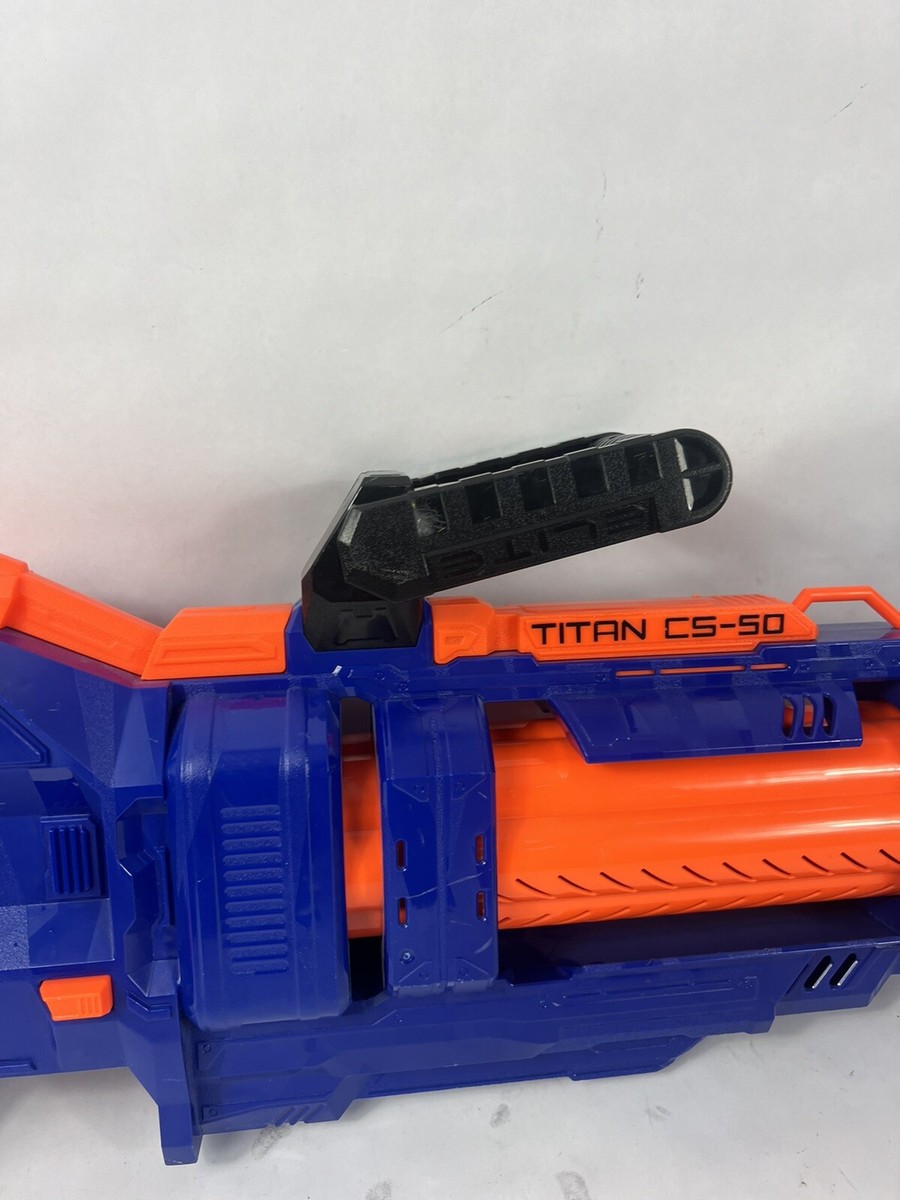 NERF Elite Titan CS-50 Motorized Dart Blaster Gun Tested And