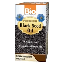 Premium Black Seed Oil 90 Sofgels By Bio Nutrition Inc