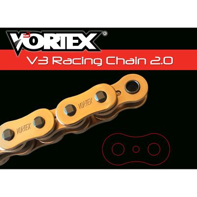 Vortex SX3 Chain 520 Rivet Master Link Gold G520SX3-RCL