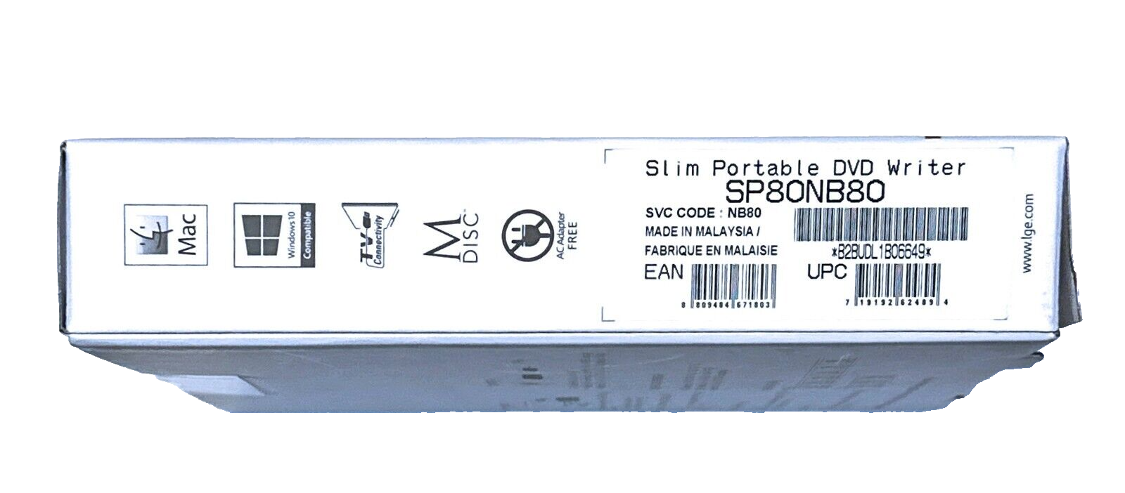 LG Ultra Slim Portable DVD WRITER SP80NB80 eBay