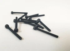M2, M2.5 or M3 Socket Head Cap Screws Black Thermal Oxide DIN 912, Grade 12.9