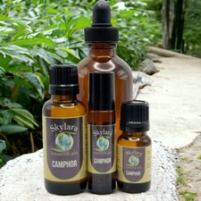 Therapeutic Grade Camphor Essential Oil - Natural and Cooling Aromatherapy FREE