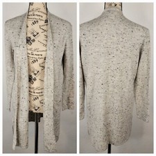 Madewell Kent Open Cardigan 2XS Knit Donegal Speckled Gray Style K5778 Cozy