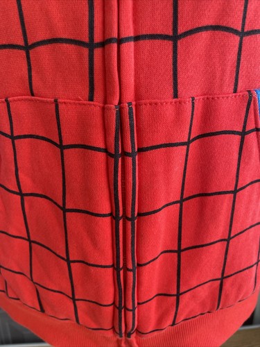 Neu Disney Store Marvel Spider-Man Kostüm Hoodie Jacke Reißverschluss Jungen His Friends XL - Bild 5 von 17