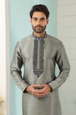 Mens Wedding Bollywood Traditional Ethnic Wear Embroidered Kurta Payjama India
