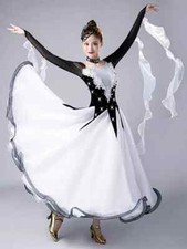 New Modern Dance Costume High-end Large of Ballroom Dancing Performance Dress