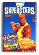 Wrestling Superstars FRIDGE MAGNET cereal box