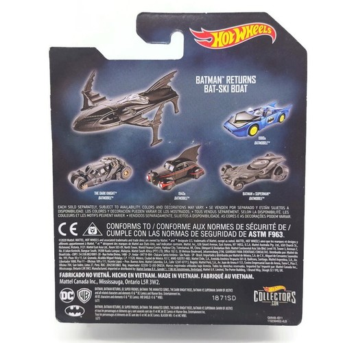 Barco de murciélago-esquí Hot Wheels Batman Returns nuevo sin abrir envío gratuito - Imagen 3 de 5