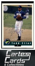 Todd Etler 1992 Classic Draft Picks 54 Cincinnati Reds TTM/IP Signed Autographed