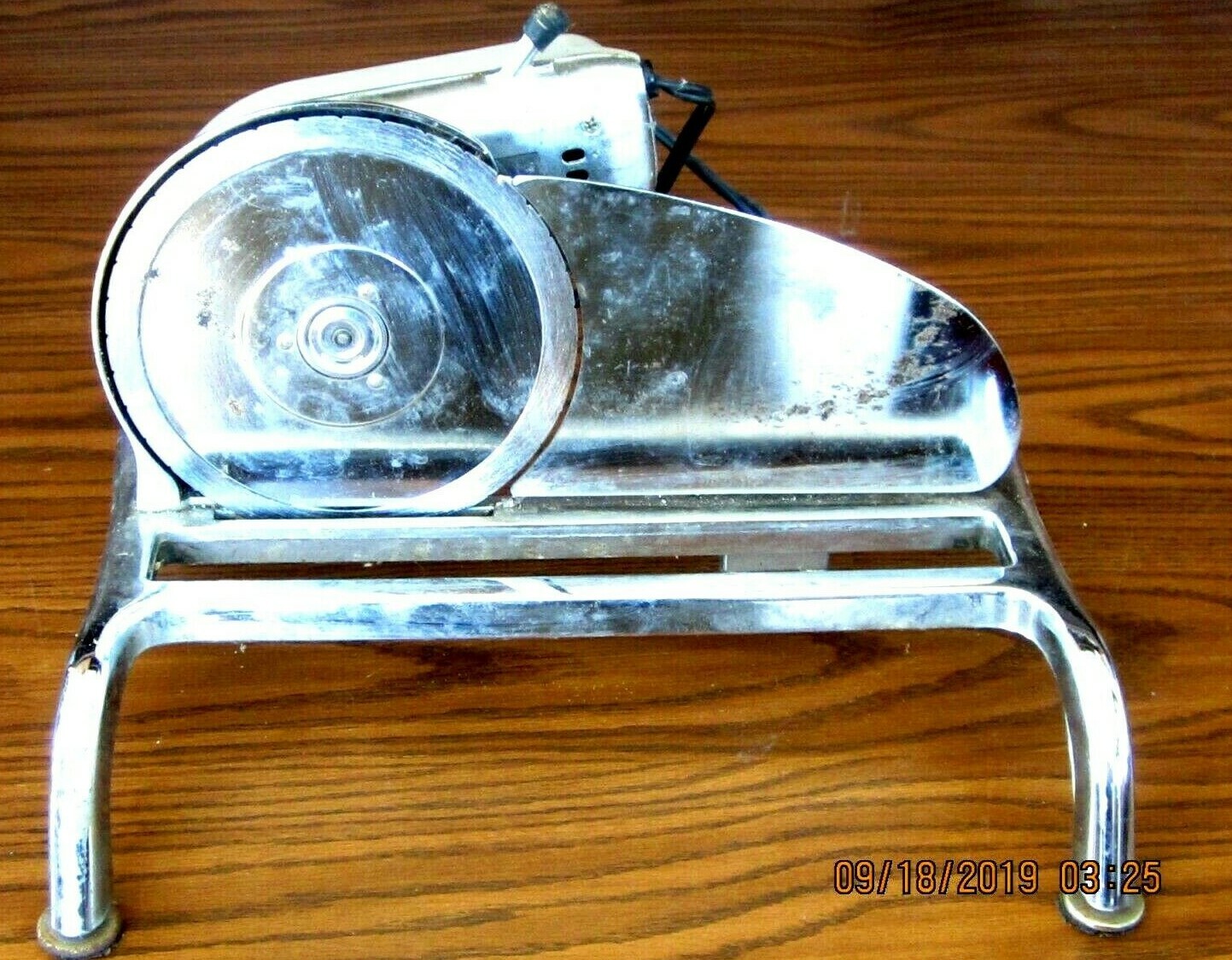 VINTAGE RIVAL 1101E/3 ELECTRIC CHROME MEAT CHEESE FOOD SLICER TESTED AND WORKS!! eBay
