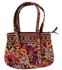 Vera Bradley  "Safari Sunset" Paisley 12x8 Tote Purse Shoulder Bag