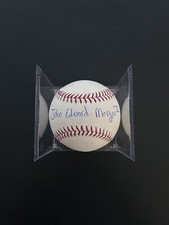 Tre’ Morgan Autographed Baseball ROMLB Full Name Tampa Bay Rays LSU Baseball