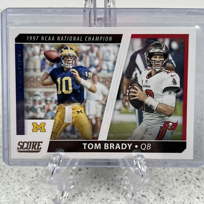 2021 Panini Score Tom Brady #CC9 ￼Michigan 🔥🔥🔥 | eBay