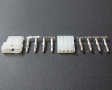 5 Sets Molex 4 Pin 0.093 .093" Male Female Power Plug connector Arcade Pinball