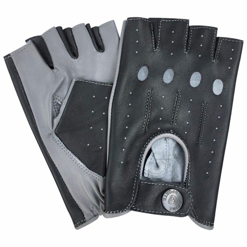 Nuevo Estilo Retro Calidad Cuero Suave Guantes de Conducir Sin Dedos Moda - Imagen 47 de 58