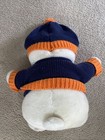 Chosun Intl. 14” Plush Bear NFL Football White Stuffed Animal Chicago Bears Down — photo 4