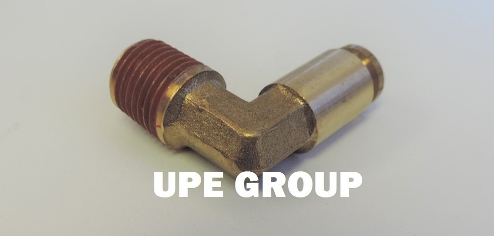 1/4 Npt Quick Connect 5-Pack 1/4" OD X 1/4" NPT Male Straight Push-to-Connect Air Fittings – Brass, By WIC Valve Push To Connect Fittings - Foto 3