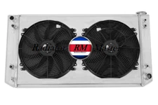 Aluminum Radiator + Shroud for Chevy GMC C/K 2500 3500 Suburban 7.4 V8 4Row