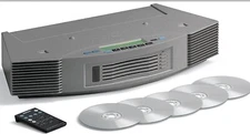 Bose Acoustic Wave II Music System Multi-Disc 5 CD Changer Titanium Silver