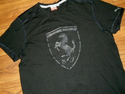 puma ferrari t shirt black