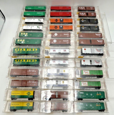 N Scale Micro-Trains 40  & 50  Box Cars   Multiple Road Names   Brand New