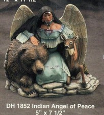 ~Doc Holliday Ceramic Bisque Angel of Peace Ready to Paint~